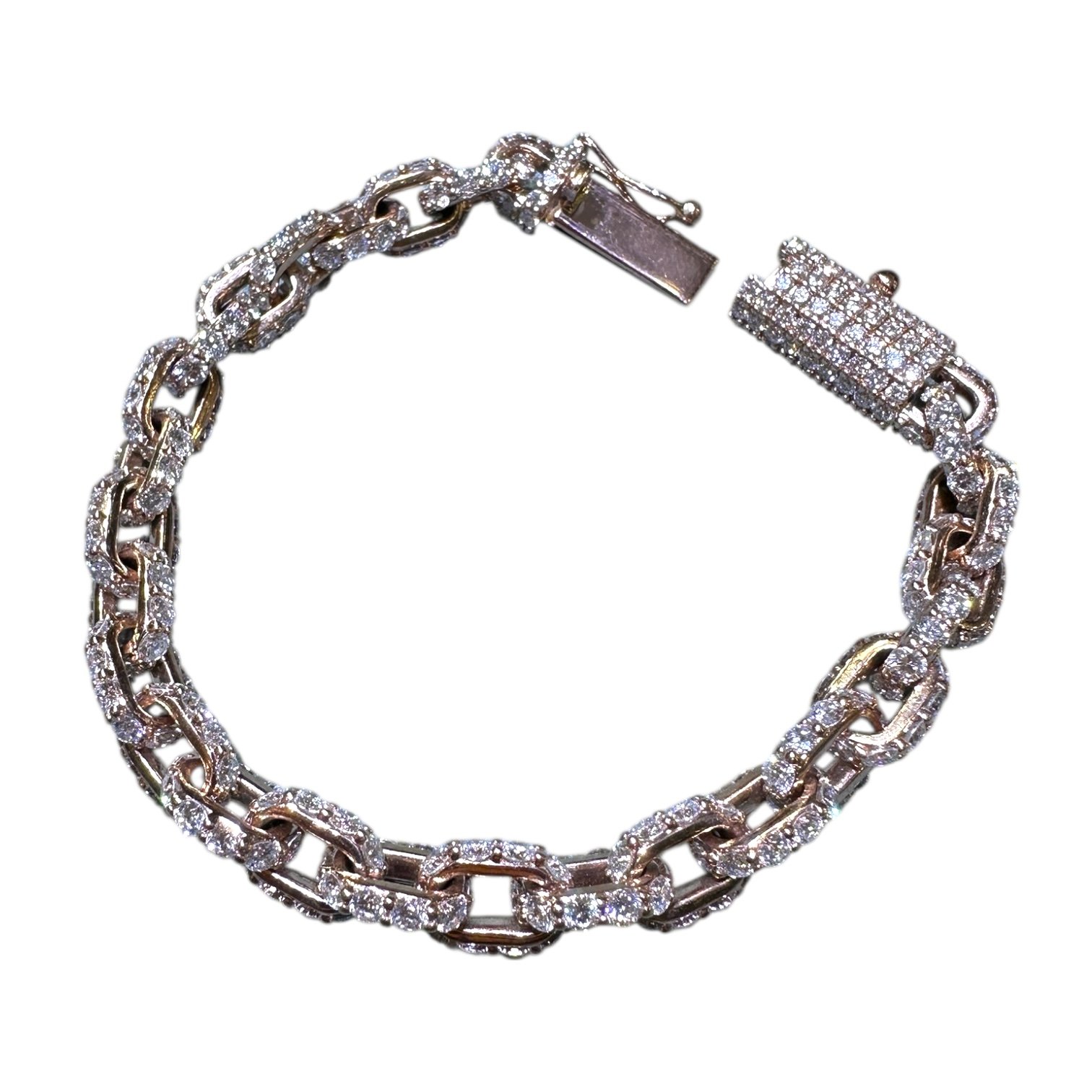 Pulsera Mariner con Diamantes Oro 18K img1